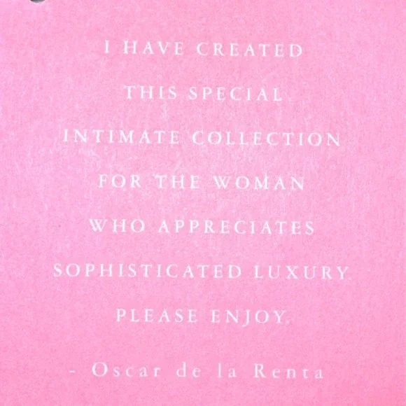 Oscar de la Renta ~ Pink Label ~ Blue Crystal Satin Lace Nightgown Size 2X